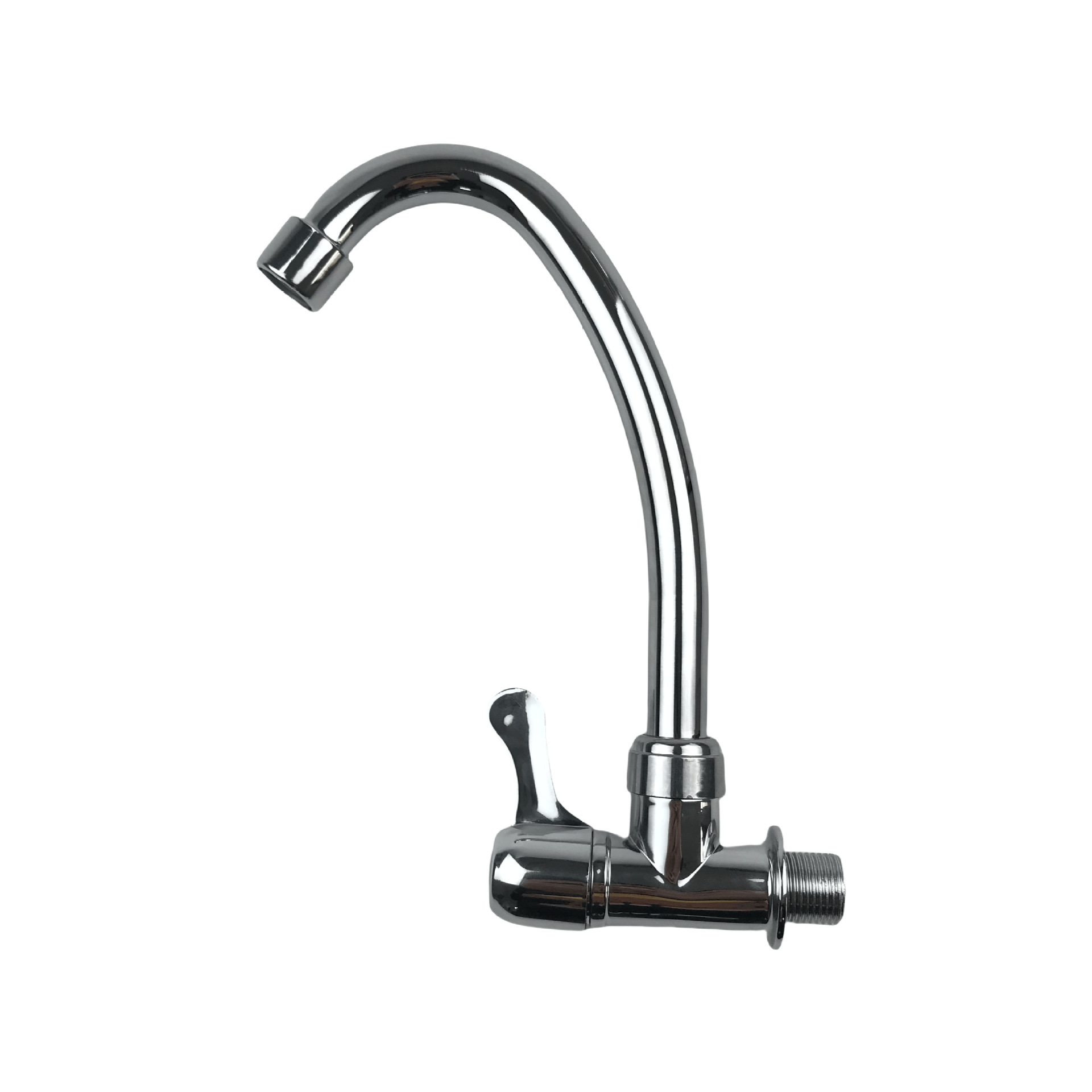 Horizontal sink, sink, single cooling faucet, kitchen wall-mounted faucet factory full figure