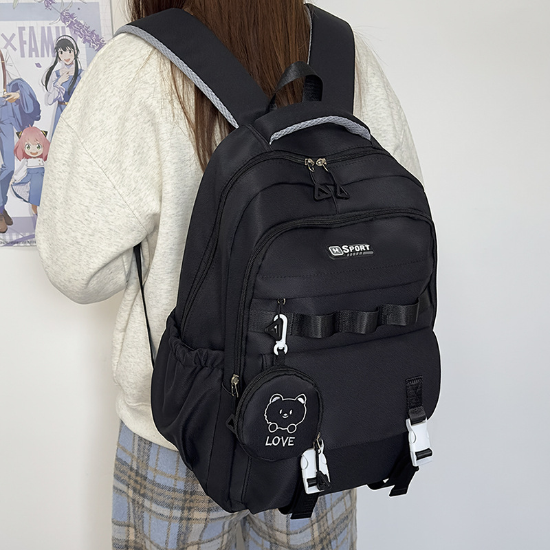 New large-capacity schoolbag, cute backpack, cartoon backpack, casual bag with coin purse, and backpack for primary and secondary school students Application Scenario
