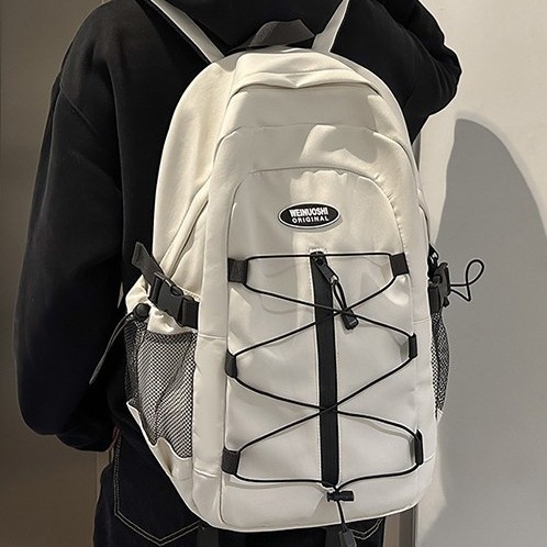 Korean InS-style high school student schoolbag for girls, Haraju-style workwear backpack, large-capacity backpack for men, trendy Application Scenario