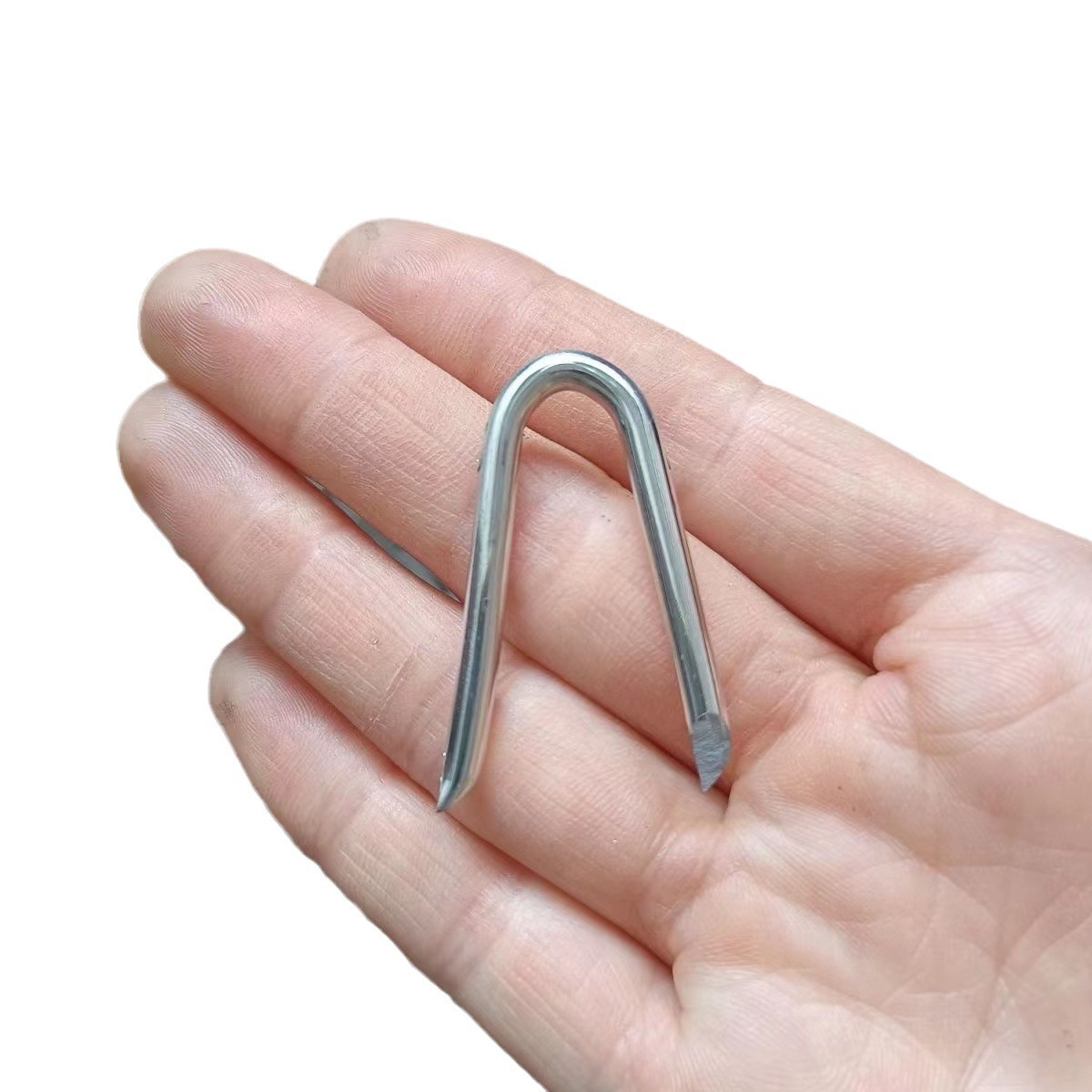 Special nails for galvanized wood piles, saddle nails, fastening nails, U-shaped iron nails, V-shaped nails, and pointed nails at both ends are supplied from the source Item Picture