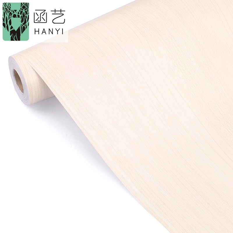 Cross-border exclusive wallpaper self-adhesive waterproof wood-grain imitation pvc kitchen cabinets, tables and chairs seamless furniture renovation stickers and sticky notes Specification drawing