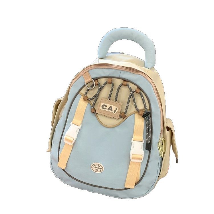 A cute new dopamine backpack for high school students, a large-capacity student computer backpack, and a high level of appearance Item Picture
