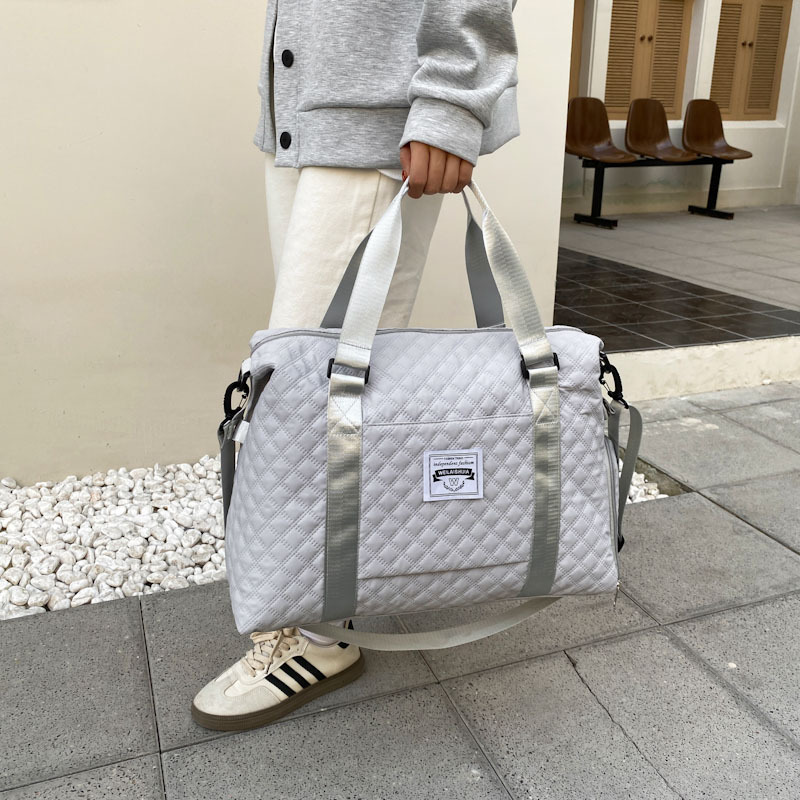 Cross-border dry-wet separation storage training bag, large-capacity hand-held crossbody maternity bag, yoga exercise bag, fitness bag for women details Picture