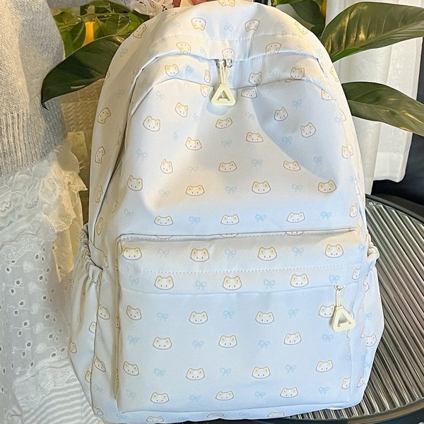 New cartoon large-capacity student schoolbag, cute backpack, class bag, fresh and cute girl casual backpack Application Scenario