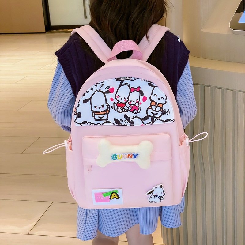 Girls' backpack, primary school students' cartoon children's schoolbag, cute backpack, large capacity for kindergarten, lightweight, durable for travel Application Scenario