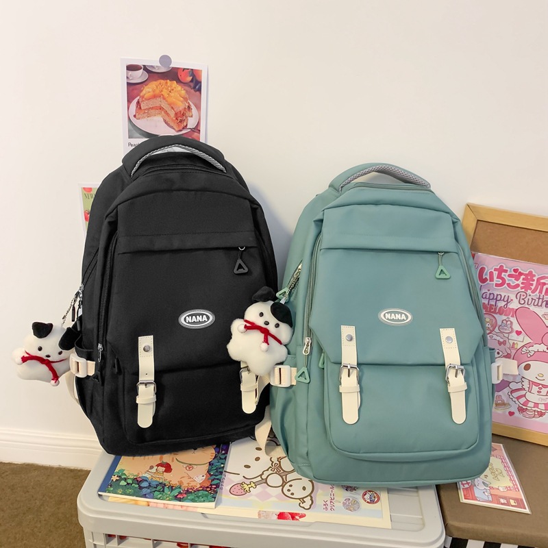 Girls' Korean version Instagram campus lightweight and large-capacity backpack for grades 2 to 6 to relieve the burden, junior high school students' backpack full figure