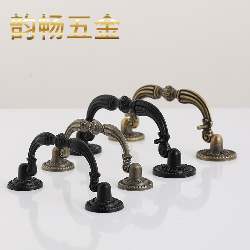 120*50MM antique drawer handle, European-style handle, retro handle, hand-held home decoration handle A114 Application Scenario