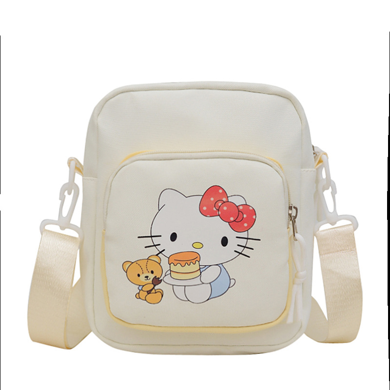 Cartoon cute men and women crossbody bag 2024 New high appearance level large-capacity single-shoulder crossbody casual backpack wholesale version Item Picture
