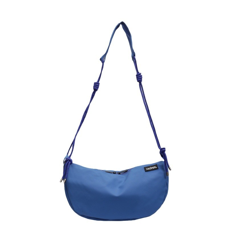 Casual and versatile Oxford fabric crossbody small bag for women, new Spring 2025, lightweight and sporty single-shoulder bag, fashionable dumpling bag Item Picture