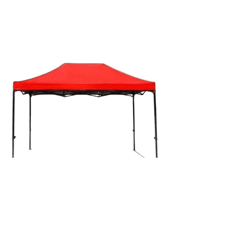 Outdoor sun four-corner folding fabric rain shelter, four-legged sunshade, rainproof activity tent, retractable thickened umbrella Item Picture