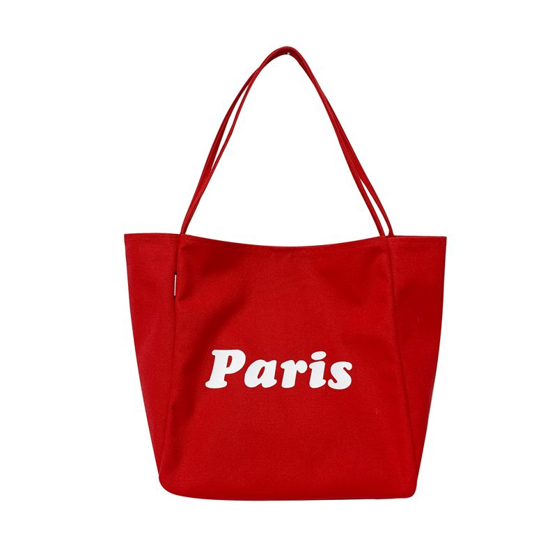 Dopamine color series high-end canvas bag 2025 new style simple and versatile large-capacity tote bag women's handbag Item Picture