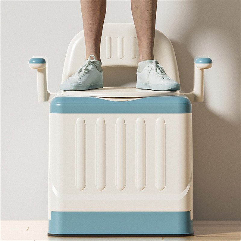 Home children's toilet, pregnant women's toilet and elderly toilet, foldable, no installation required, portable outdoor camping car toilet Specification drawing