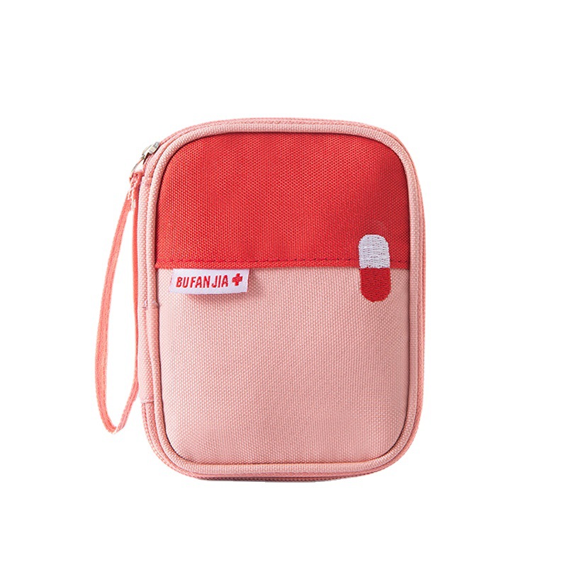 Customized portable hand-held storage bags for household epidemic prevention medicines, outdoor sports emergency waterproof medical first aid kits Item Picture
