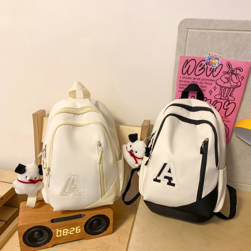 Cross-border Korean version niche design for female junior high school and primary school students, high appearance level, large capacity travel backpack for outings details Picture