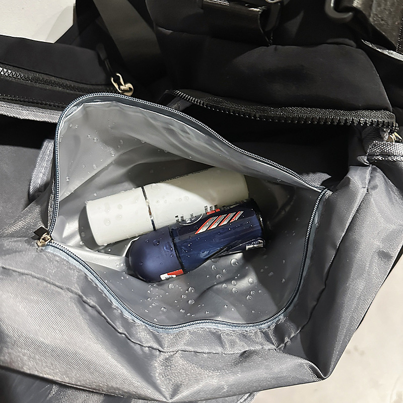 Fitness bags, dry and wet separation training exercise bags, hand luggage bags, short travel bags, large-capacity swimming and leisure bags Specification drawing