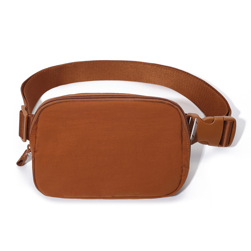 Cross-border bestseller 2025 waist bag, the same outdoor sports running crossbody with a large capacity fitness chest bag for carrying a mobile phone full figure