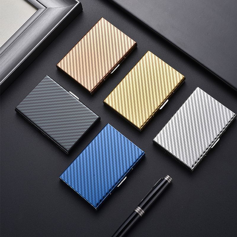 Cross-border exclusive portable anti-theft card swiping bag for men and women, rfid card box, metal card holder, card bag for going out and traveling Application Scenario