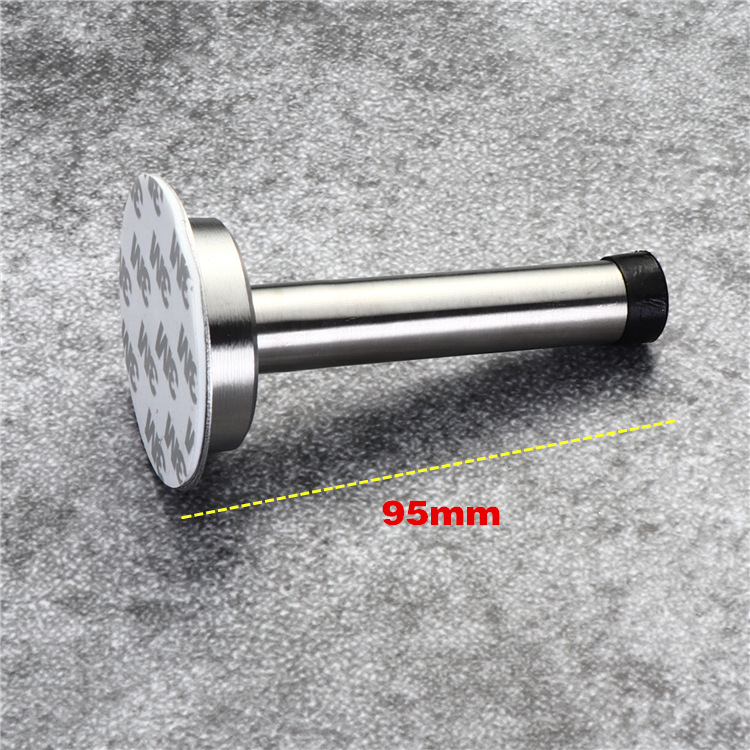 Stainless steel door top, door stop, bathroom door without perforation, anti-collision top, rubber door stop, glass anti-collision door Application Scenario
