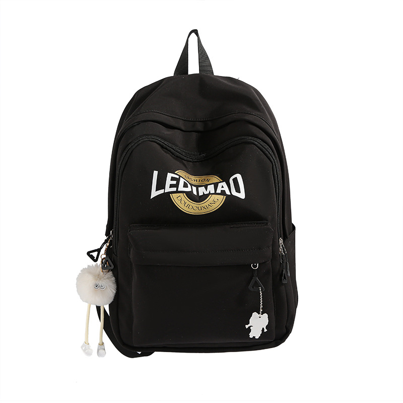The new winter schoolbag is in the style of Harajuku for primary and secondary school birthdays, a fresh and light backpack, and a forest-themed college student travel backpack Item Picture