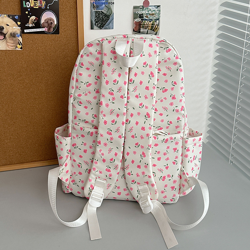 2024 New style backpack for girls, Japanese-style InS-style fresh and light schoolbag for primary and secondary school students, Korean-style casual and versatile backpack Specification drawing