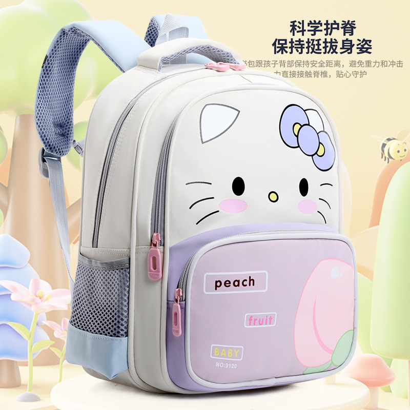 Children's backpack cartoon schoolbag, new high appearance level cute backpack for first and second grades of primary school, senior class of kindergarten full figure