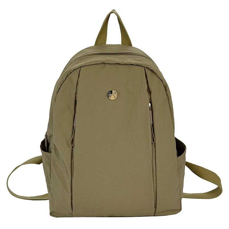 New casual school travel backpack, lightweight and large-capacity nylon fabric study bag, waterproof backpacks for both boys and girls Item Picture