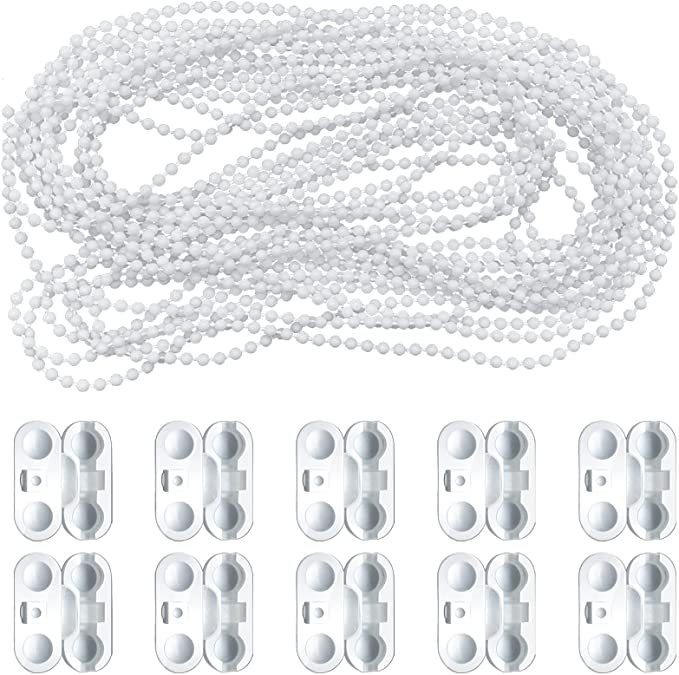 4.5*6 curtain accessories, 10-meter bead buttons, 10 sets, vertical blinds, Venetian blinds, curtain bead chain accessories full figure