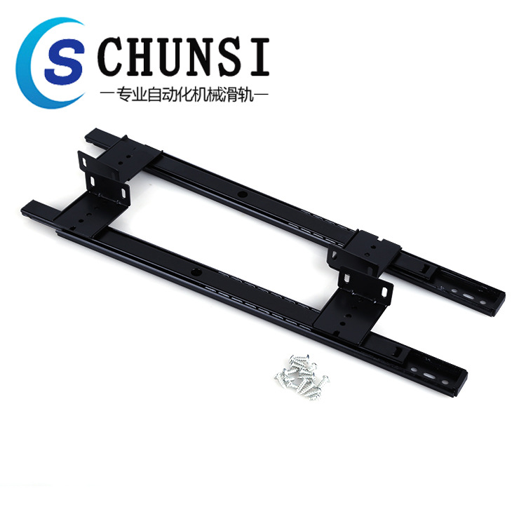 Pocket sliding rail cabinets, insertable wardrobes, folding doors, hidden sliding tracks, side-mounted revolving doors, TV cabinets, sliding rails Item Picture