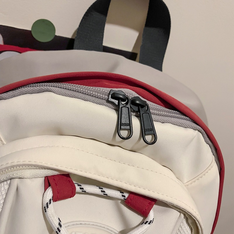 Student schoolbags, female college students, trendy brand, niche design, large-capacity backpacks, male junior high school and high school students' backpacks details Picture