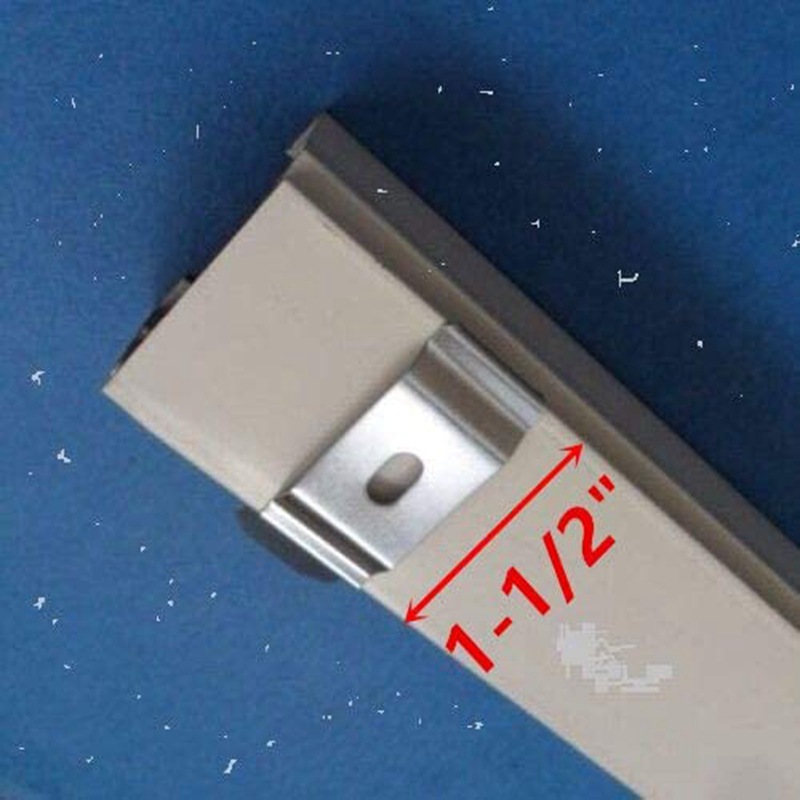 Cross-border retail curtain installation code accessory set, vertical blinds, vertical blinds, side installation, top installation code installation bracket Application Scenario