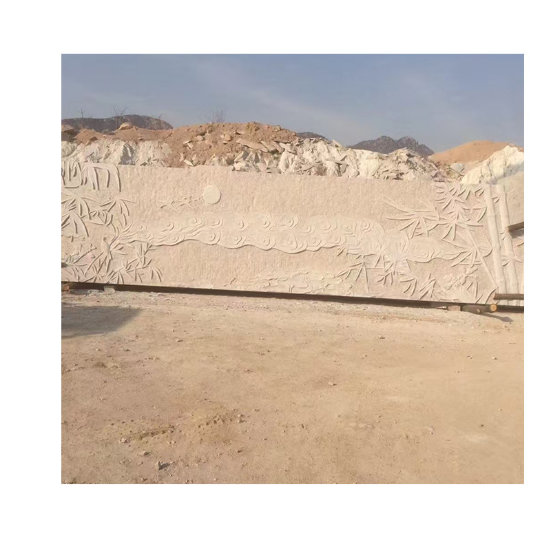 The Wulianhong doorplate stone construction project in the park scenic area features custom-made granite doorplate stones for landscape placement Item Picture