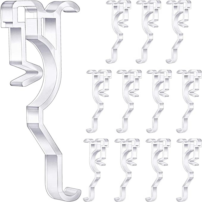Cross-border wholesale and retail of 2.5-inch 10-piece Venetian blinds, curtain accessories, trim clips, vertical curtain trim accessories full figure
