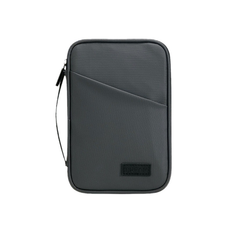 Large-capacity passport bag, multi-functional document storage bag, PU waterproof travel storage bag, anti-theft portable document bag Item Picture