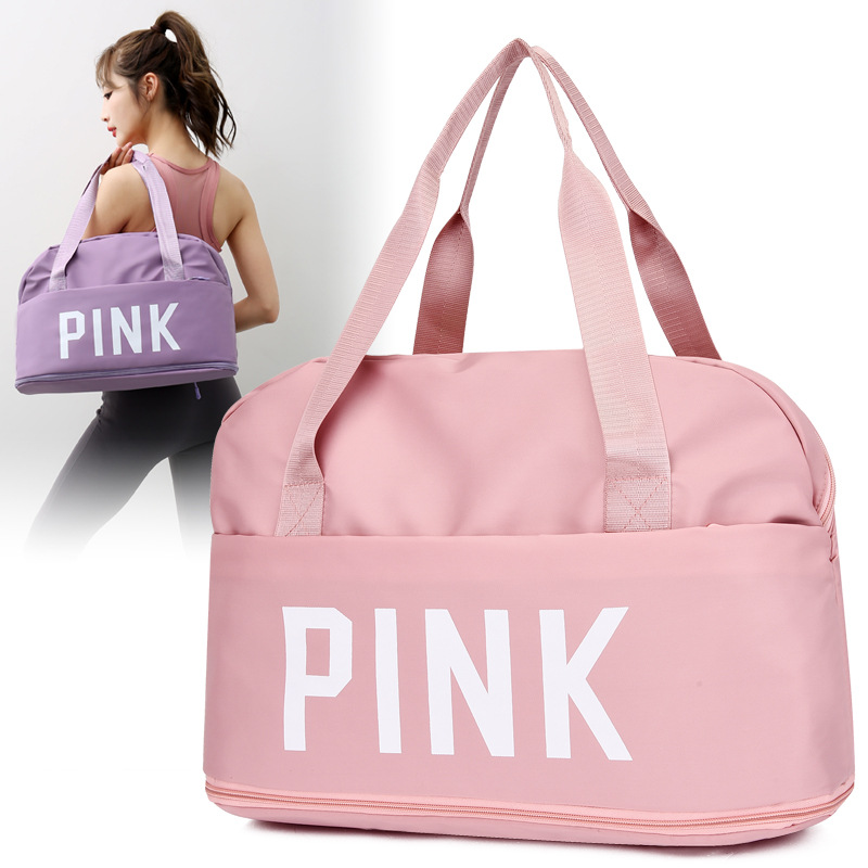 Travel bags with dry and wet separation, swimming and fitness bags, outdoor camping luggage bags, sports bags, and large-capacity maternity storage bags full figure
