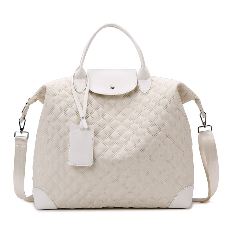 New large-capacity diamond-shaped luggage bag, short-distance travel boarding bag, lightweight storage bag, sports and fitness bag Item Picture