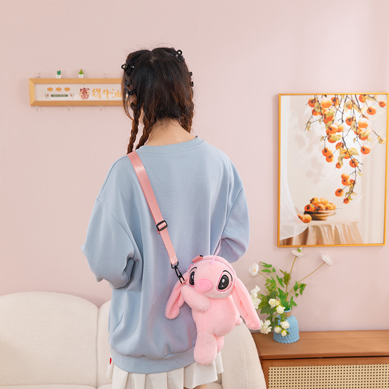 Exchange for a plush toy doll of the new cartoon crossbody double backpack with a laid-back style Application Scenario