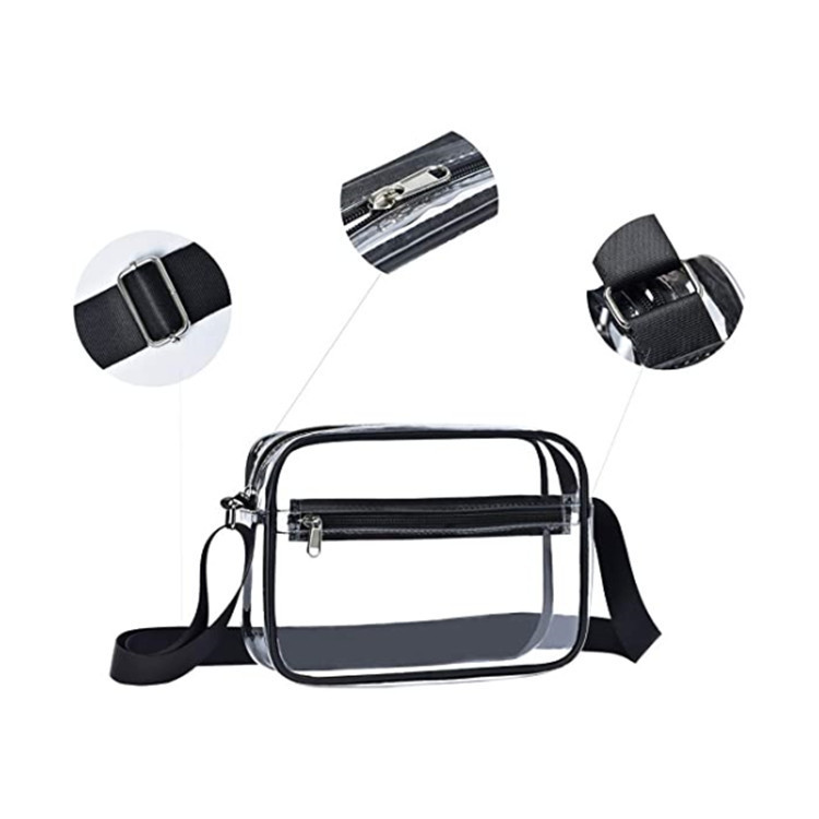 Cross-border hot promotion: Transparent crossbody bag, portable travel wallet bag, cosmetic storage box, factory direct sales Application Scenario