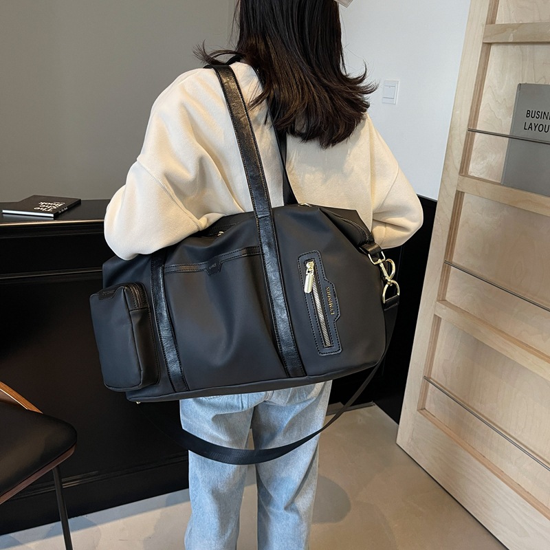 Large-capacity hand-held travel bag, women's yoga bag, short-distance business trip storage bag, luggage bag for going out, men's sports and fitness bag details Picture
