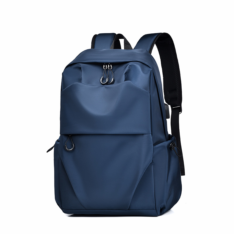 【 Customization 】 Men's casual travel bag, large-capacity schoolbag, simple and versatile computer bag for college students Item Picture