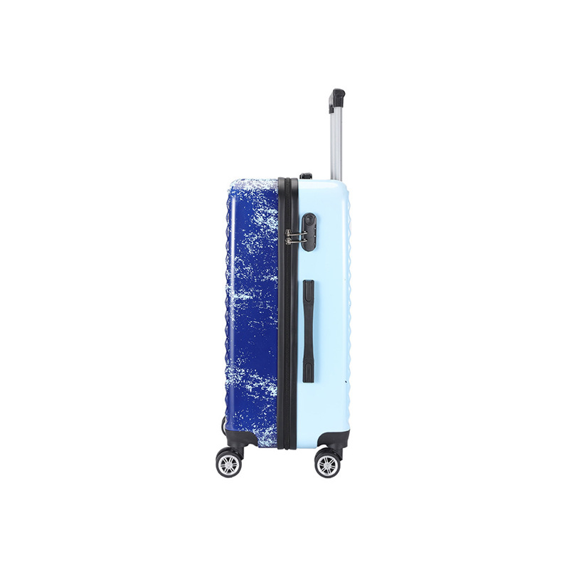 Customized ABS luggage, fashionable and casual, large-capacity zipper and handle suitcase, high appearance level, hard shell travel suitcase for men and women Specification drawing