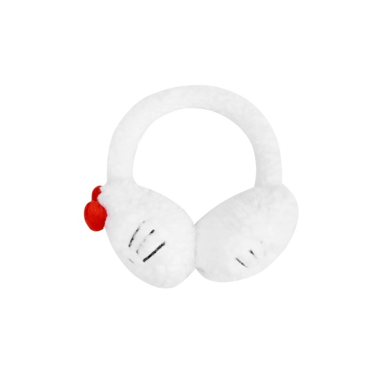Wholesale in stock! Cat ear muffs, a girl's heart, lambskin fur, winter outdoor cycling warm and versatile plush ear muffs Item Picture
