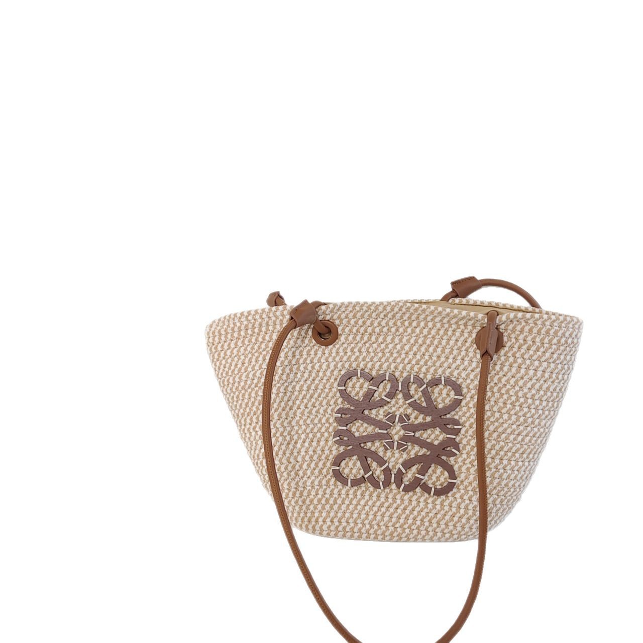 A new lightweight woven bag for women with a hollowed-out design. It's a versatile single-shoulder bag with a girlish style and a large capacity of rattan and straw weaving Item Picture