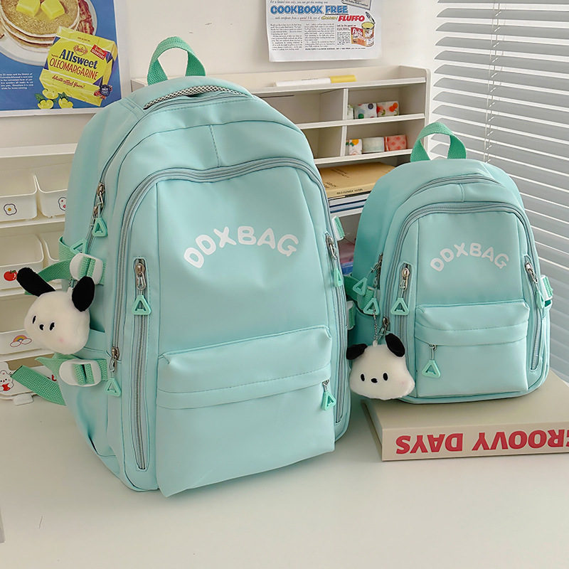 Cross-border campus schoolbag, fashionable and sweet for students, girl backpack, high-end feel, lightweight travel backpack for junior and senior high school students details Picture