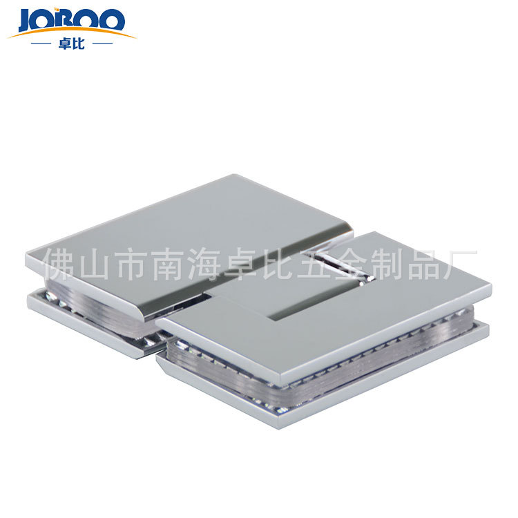 Original manufacturer, high-end hotel shower room, copper bathroom clip, bathroom glass door hinge, glass partition hinge Specification drawing