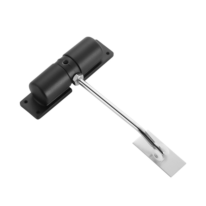 Bedroom wooden door aluminum alloy silent spring door closer, household door buffer adjustable fully automatic door closer Item Picture