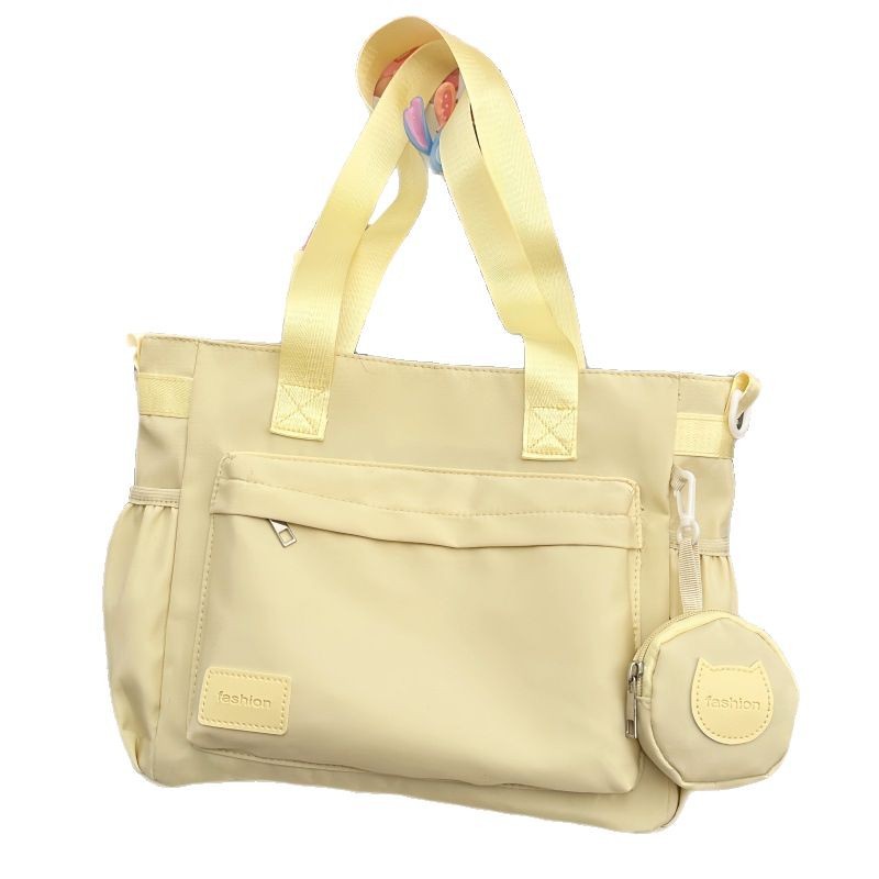 Korean-style solid-color Harajuku windsail bag, a fresh and simple daily crossbody bag, a versatile single-shoulder bag for classes, tutoring and commuting Item Picture