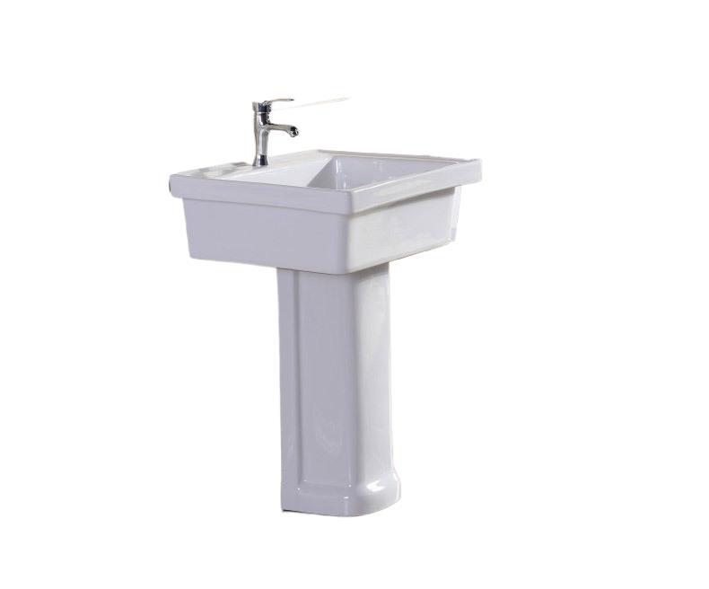 Laundry sink, ceramic basin, square sink, large laundry sink, balcony, bathroom, column, washbasin, sink for washing vegetables, countertop Item Picture