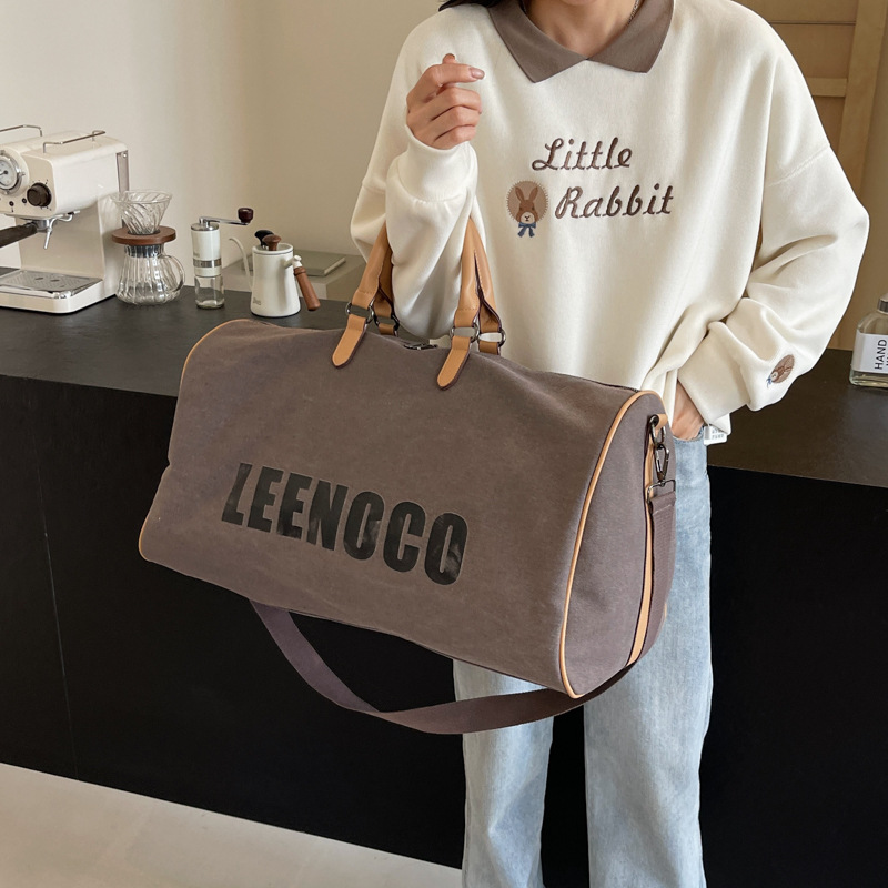 New letter-style fashionable business and travel luggage bag, large-capacity outdoor sports and fitness bag, lightweight pregnant woman waiting for delivery bag Specification drawing