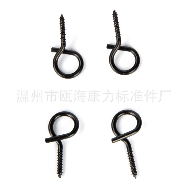 Light hook Q hook, Christmas light hook, screw installation, outdoor wiring hook, pig tail hook, open sheep eye screw hook Application Scenario