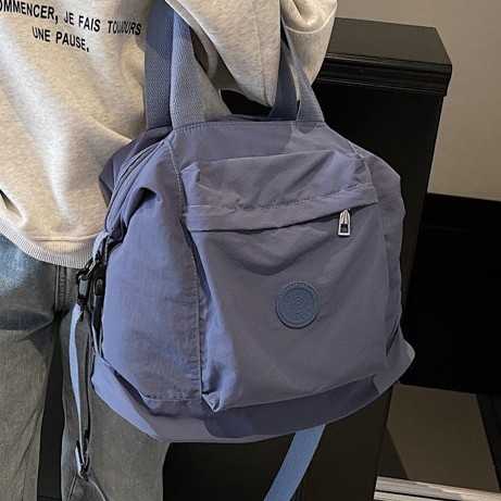 Ladies' single-shoulder crossbody bag 2024 Autumn new large-capacity hand-held women's bag, urban simple nylon fabric mom bag details Picture